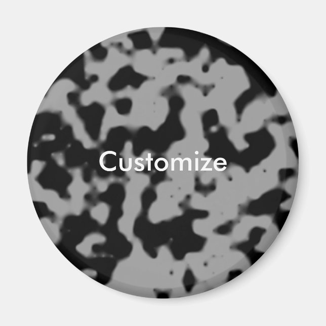 Imán Ocultar vaca - Plantilla (Frente)