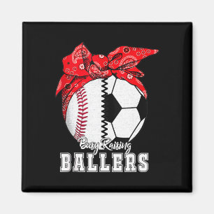 Imán Ocupada Criando Balones Baloncesto Fútbol Bandana