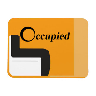 Imán ocupado portátil