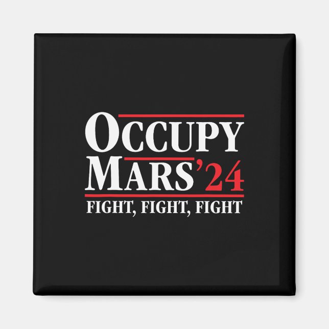 Imán Ocupar Astronomía del Espacio de Marte Lucha Trum  (Frente)