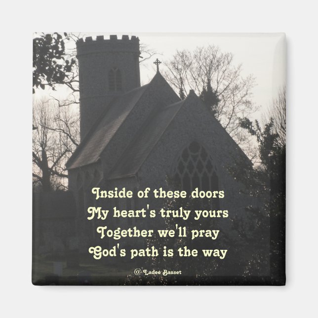 Imán Oda De Magnet Para Rezar Por Ladee Basset (Frente)