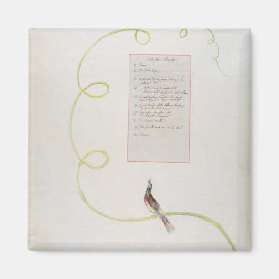Imán "Oda para la música" diseño 94 'de los poemas de