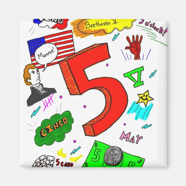 Imán Ode a cinco imanes (Frente)