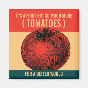 Imán Ode to a Tomato Magnet