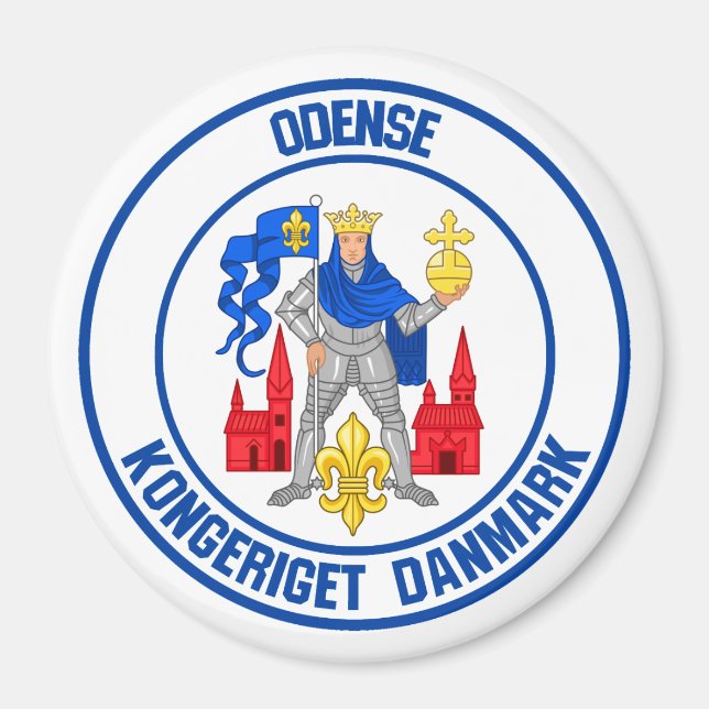 Imán Odense Round Emblem (Frente)