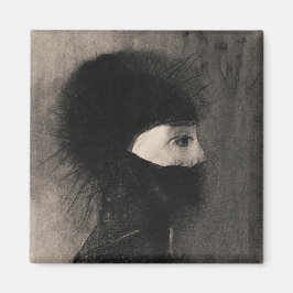 Imán Odilon Redon Armor. La mujer oscura se enfrenta al