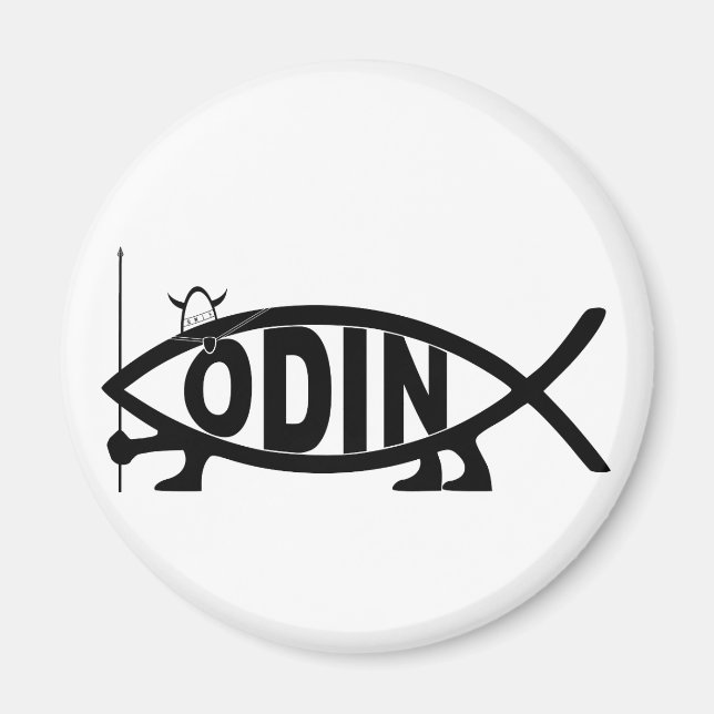 Imán Odin Fish (Frente)