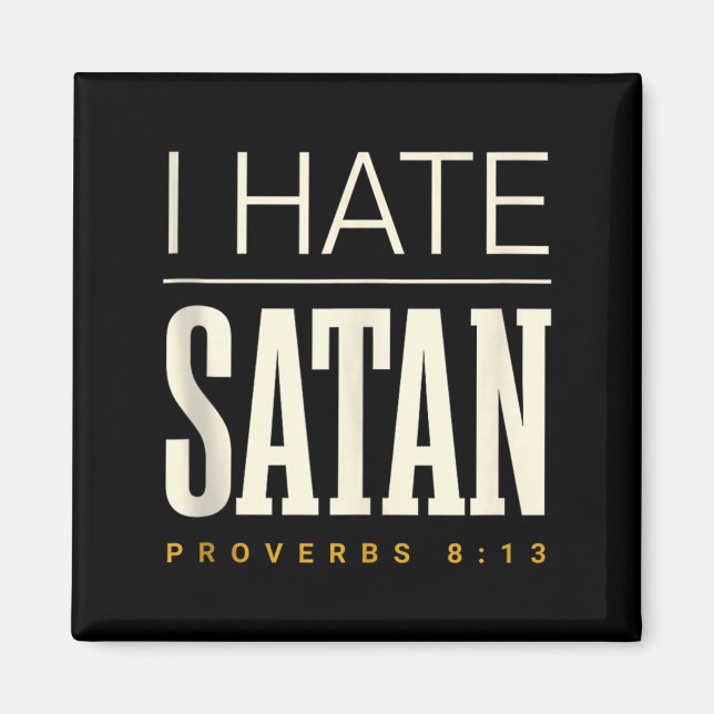 Imán Odio a Satanás (Frente)