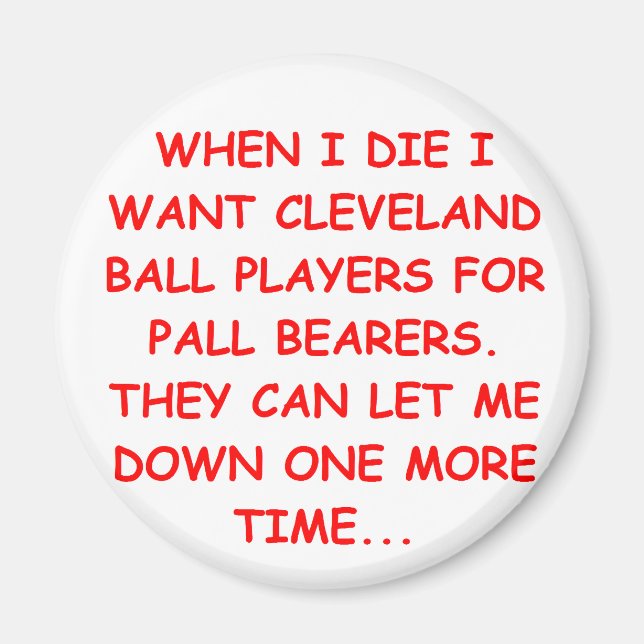 Imán odio cleveland (Frente)