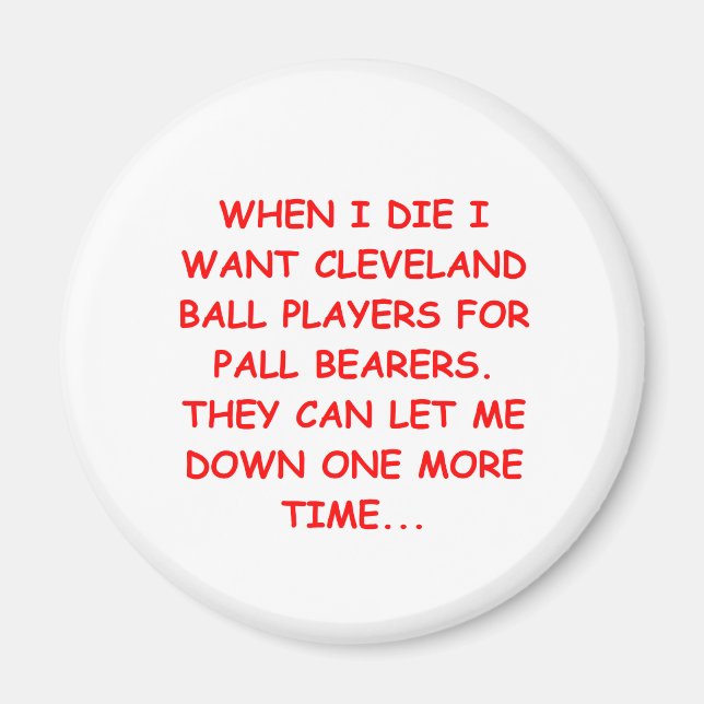 Imán odio cleveland (Frente)
