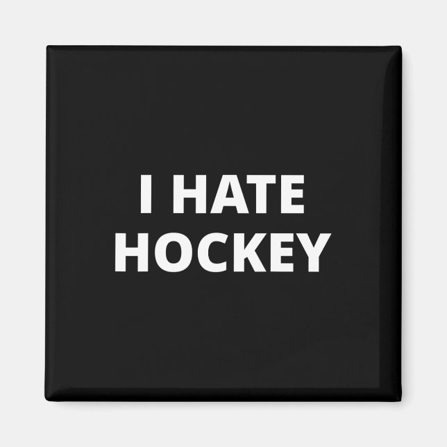 Imán Odio el hockey (Frente)