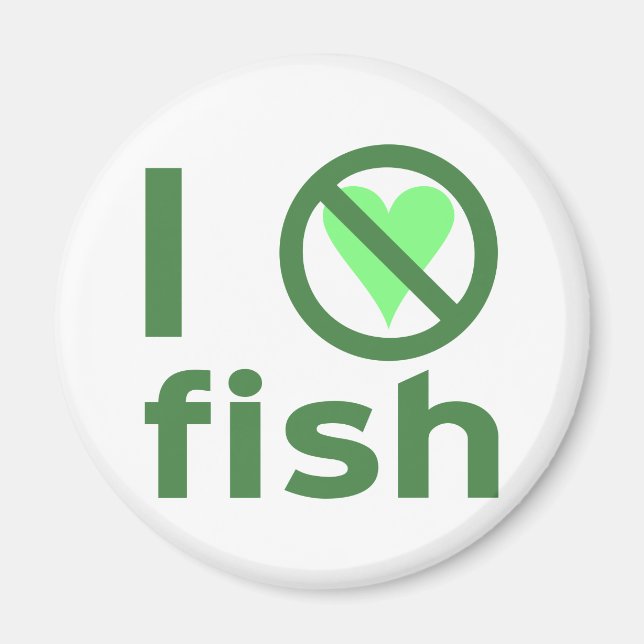 Imán Odio el pescado (Frente)