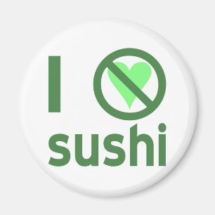 Imán Odio el sushi