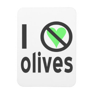 Imán Odio las aceitunas. No amor