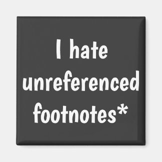 Imán Odio las notas a pie de página sin referencia