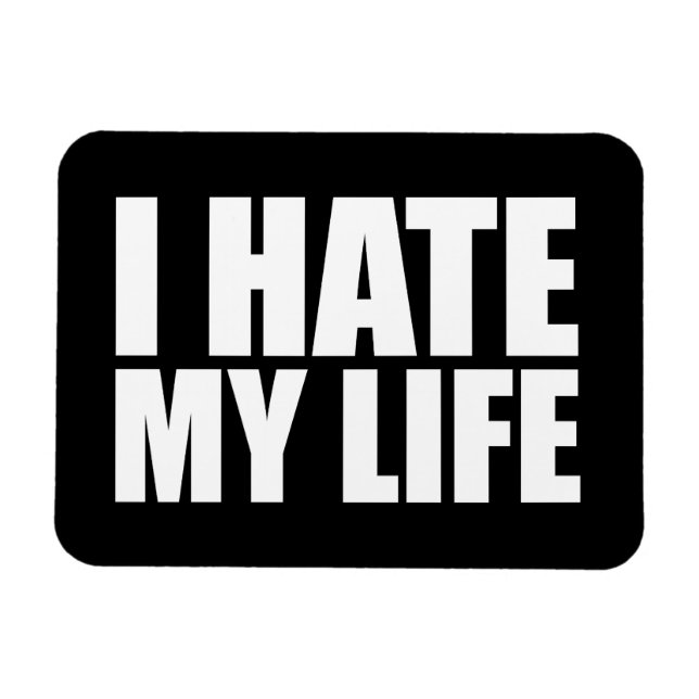Imán Odio mi vida (Horizontal)