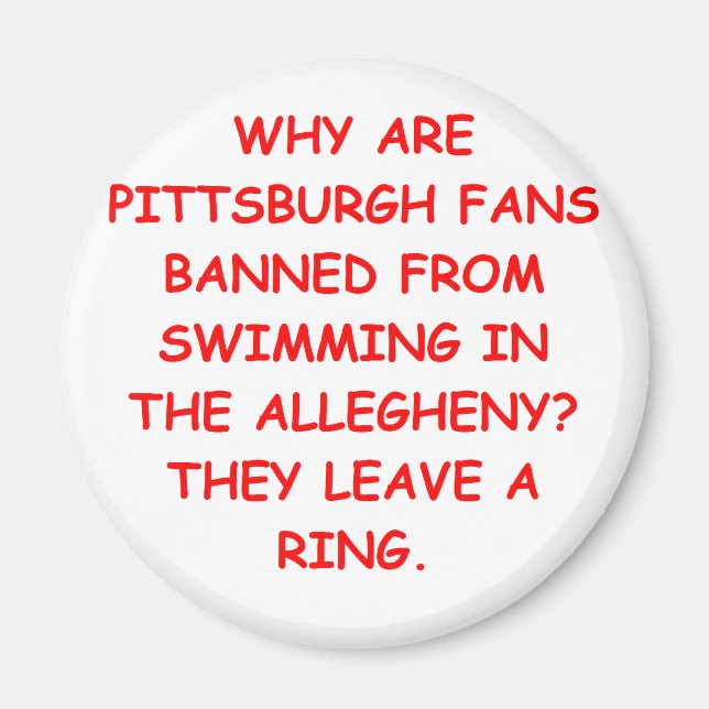 Imán odio pittsburgh (Frente)