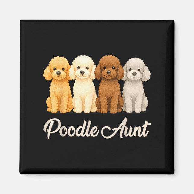 Imán Odle Aunt Cute Dog Lover Gift Funny Women Puppy Ow (Frente)