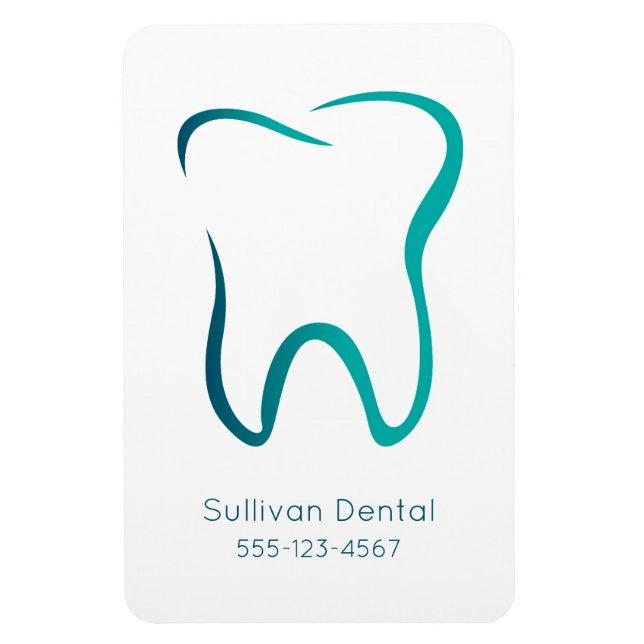Imán Odontología dental Negocio médico (Vertical)