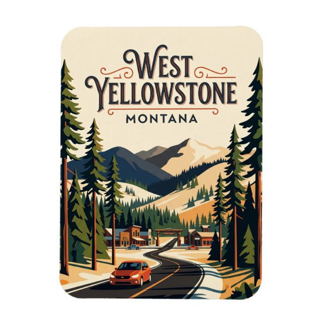 Imán Oeste de Yellowstone EE. UU. (Vertical)