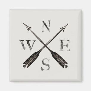 Imán Oeste suroriental rústico del norte de compás de