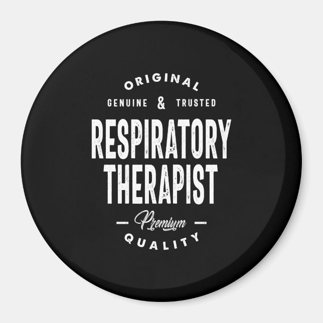 Imán Oferta de empleo de terapeuta respiratoria (Frente)