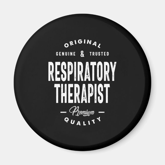 Imán Oferta de empleo de terapeuta respiratoria (Frente)