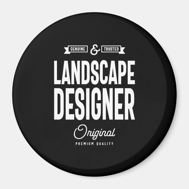 Imán Oferta de título de trabajo del Diseñador de paisa (Frente)