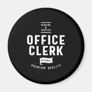 Imán Oferta de títulos de trabajo de empleado de oficin