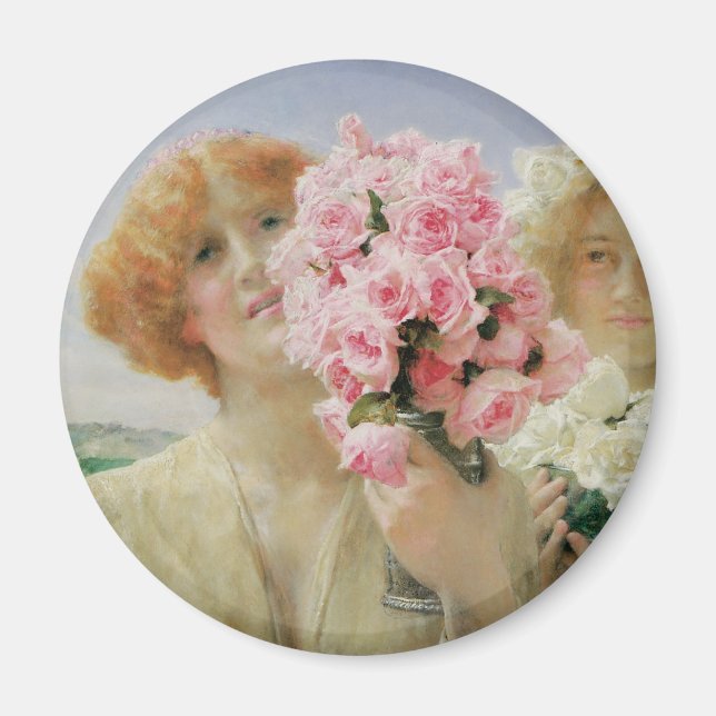 Imán Oferta de verano de Sir Lawrence Alma-Tadema (Frente)