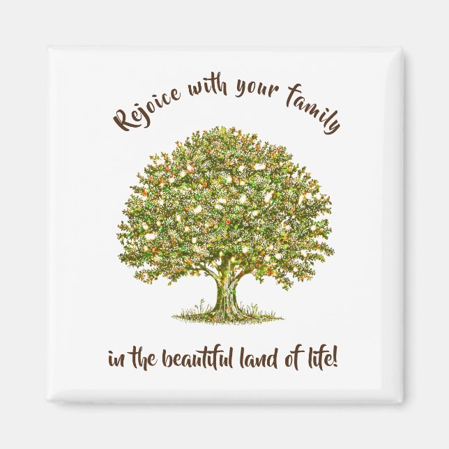 Imán Ofertas familiares, regalo de decoración familiar  (Frente)