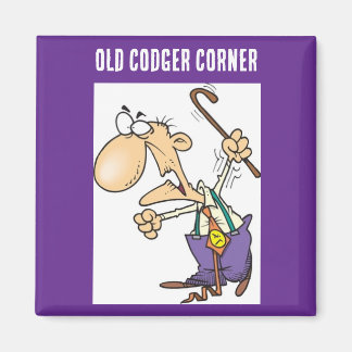 Imán "Official Old Codger Corner"