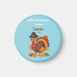Imán Official Turkey Taster Thanksgiving Magnet