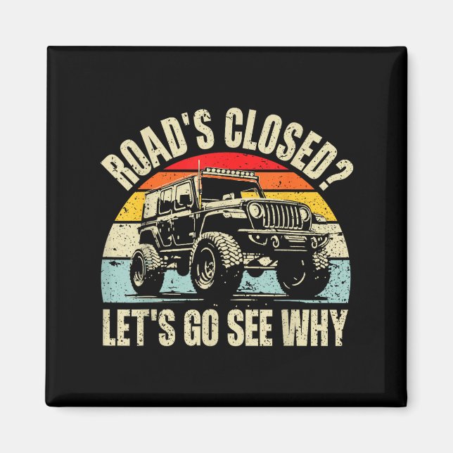 Imán Offroad Racing Dad Sxs 4x4 Off-roading Suv Utv Car (Frente)