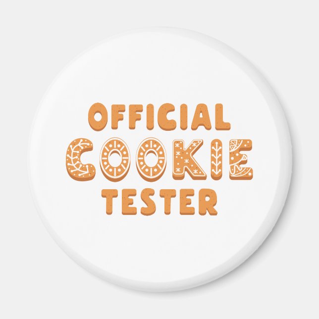 Imán Oficial Cookie Tester (Frente)