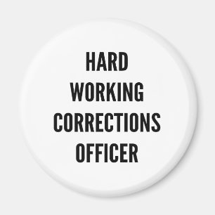 Imán Oficial de corrección de trabajo duro