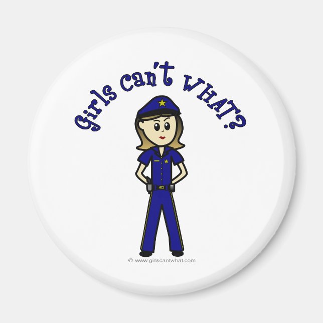 Imán Oficial de policía ligero (Frente)