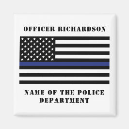 Imán Oficial de policía personalizado policía de la Lín