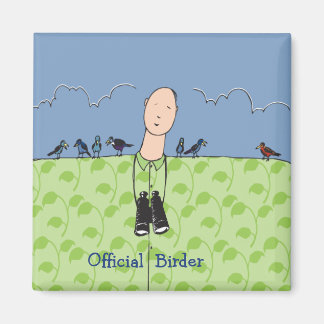 Imán oficial del cuadrado del Birder