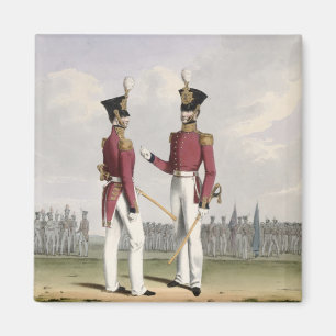 Imán Oficiales de campo de los Marines Reales, placa 2 