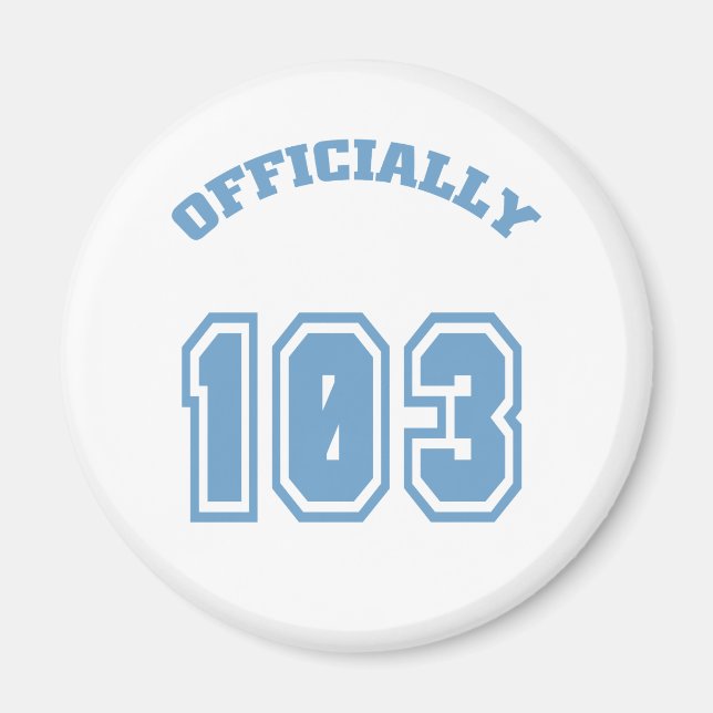 Imán Oficialmente 103 (Frente)