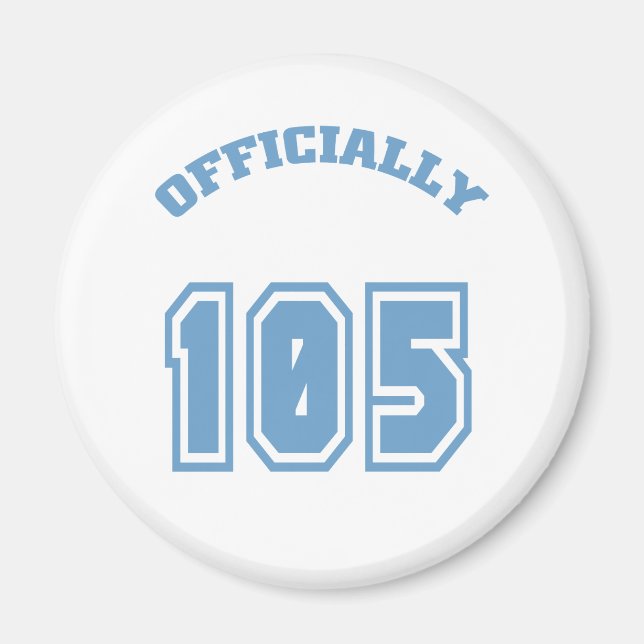 Imán Oficialmente 105 (Frente)