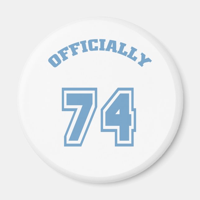 Imán Oficialmente 74 (Frente)