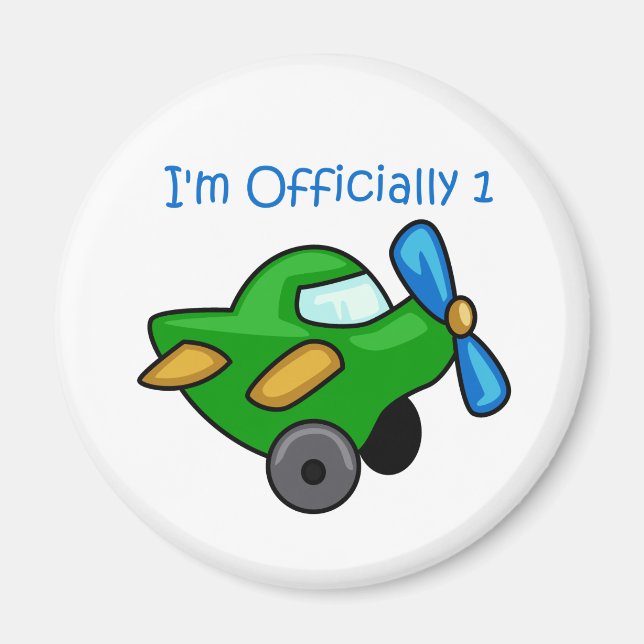 Imán Oficialmente soy 1, Avión Jet (Frente)