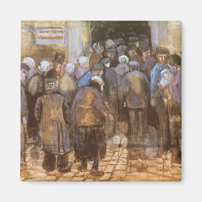 Imán Oficina de Lotería Estatal Vincent van Gogh (Diner (Frente)