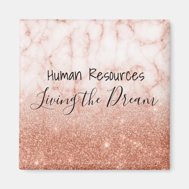 Imán Oficina de Trabajo Dream para Recursos Humanos (Frente)