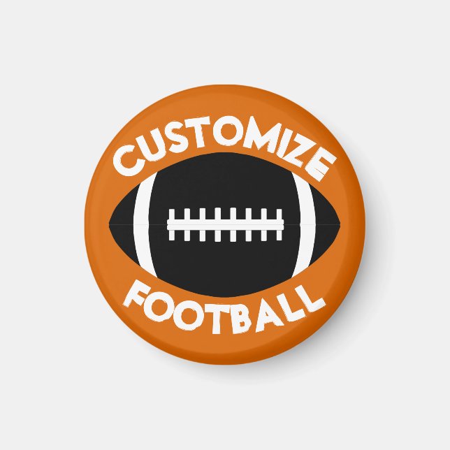 Imán Oficina del entrenador de fútbol de personalizado  (Frente)