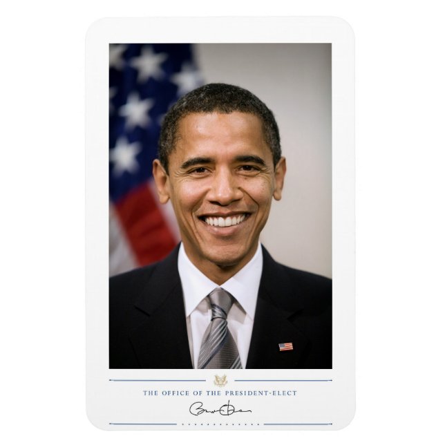 Imán Oficina del Presidente Electo Barack Obama (Vertical)