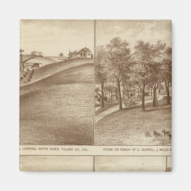 Imán Oficinas de la empresa Tulare Co (Frente)