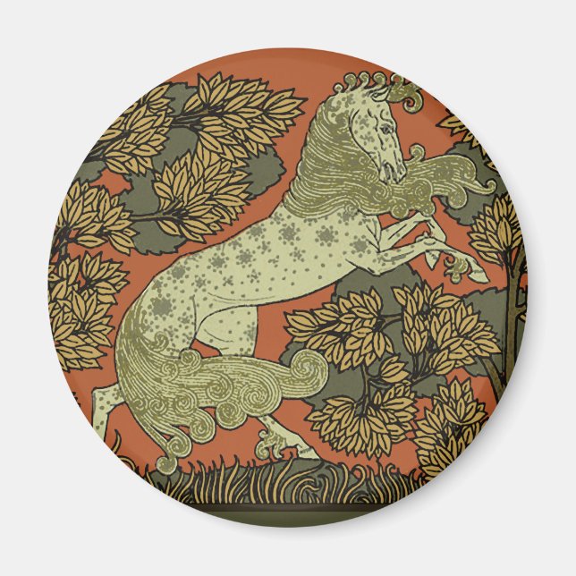 Imán Oficios de arte medieval Art Nouveau (Frente)